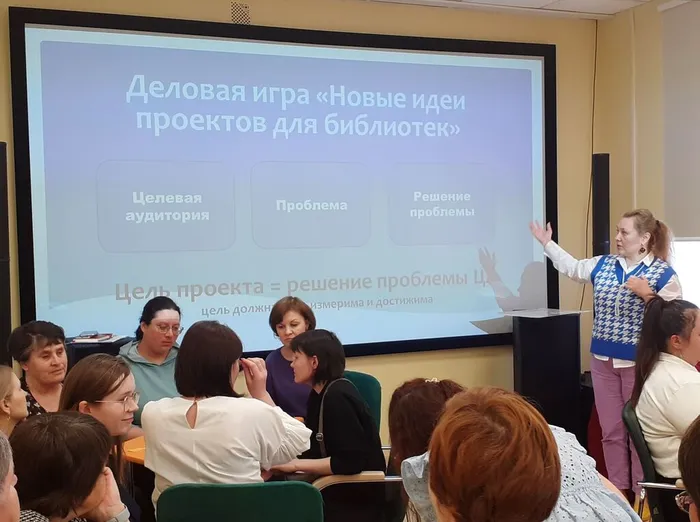 деловая игра «Новые идеи проектов для библиотек»