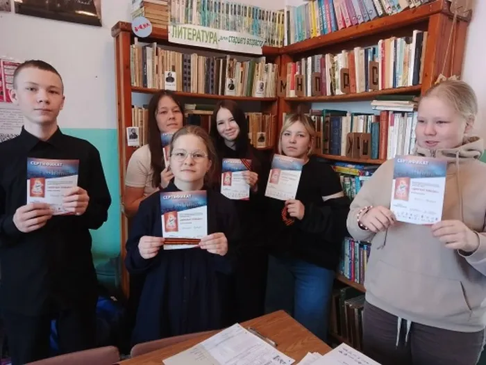 Диктант Победы в Нижнегалинской библиотеке